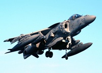 AV-8B Harrier loaded